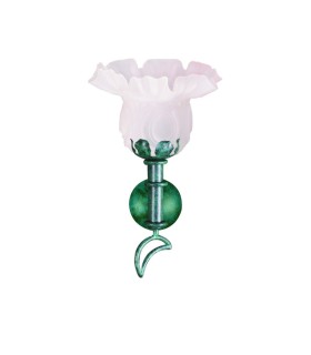 Aplique pared envejecidos tulipa flor