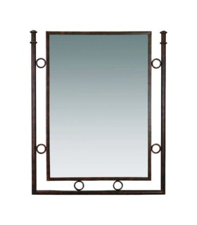 Espejos del baño rústico