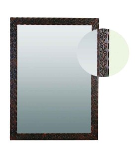 Espejo baño rectangular accesorios forja