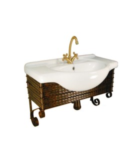 Country Bathroom Sinks and Cabinets